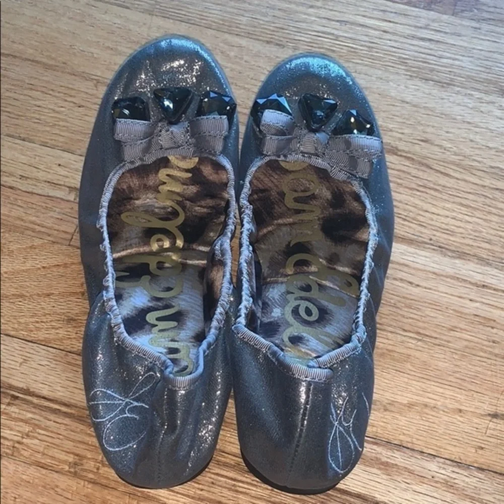 💕Sam Edelman metallic Flats
